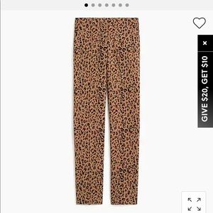 Leopard Jaime Paint (elastic waist) JCrew Factory